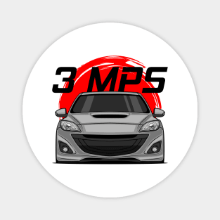 Front Silver 3 MPS Mazdaspeed3 JDM Magnet